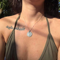 Italian 50 lire coin necklace