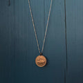 Iceland fish coin necklace handmade