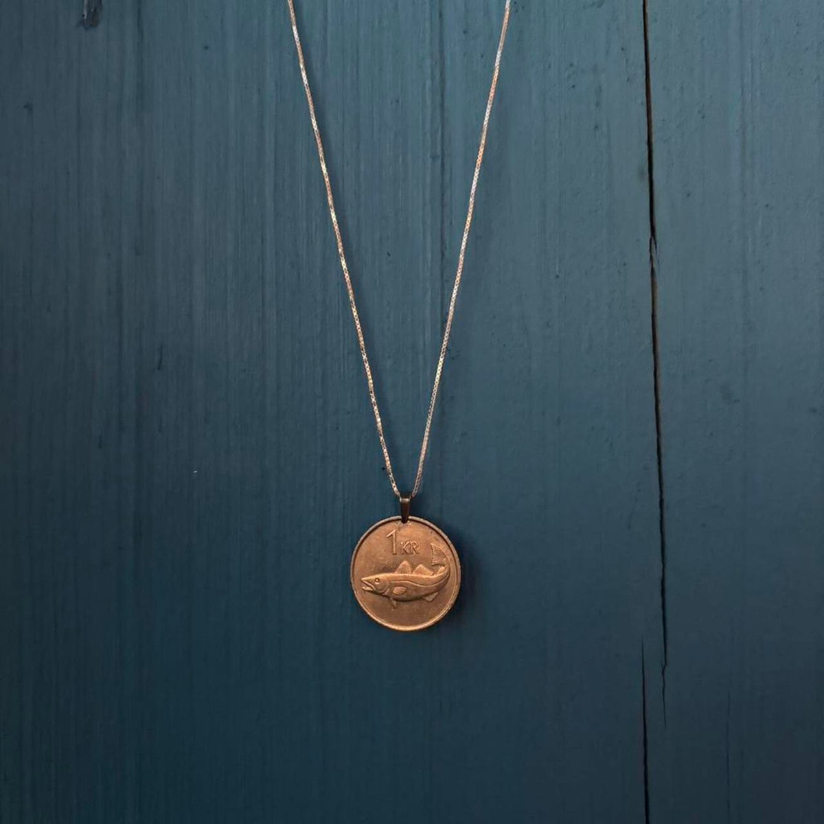 Coin necklace russian coin