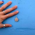 Norway coin necklace lion and