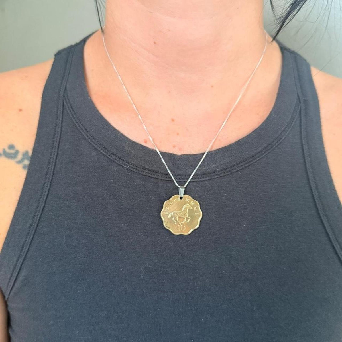 Tanzania gold zebra coin 1984
