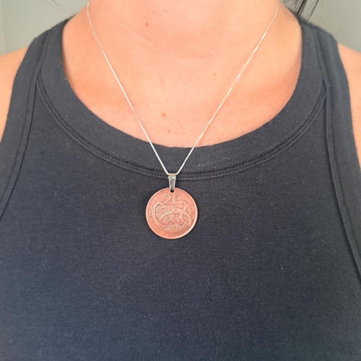 Ireland two pence bird and