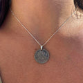 Barbados coin necklace handmade on