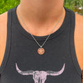 Vintage bahamas starfish coin necklace